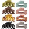 Lolalet [8 Pezzi/2 Stile] Lolalet Mollettoni per Capelli Donna Grandi, Pinza per Capelli, Ciappo per Capelli Antiscivolo Resistenti per Donne Ragazze