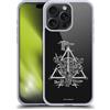 Head Case Designs Licenza Ufficiale Harry Potter Symbole Triangolo Deathly Hallows XIV Custodia Cover in Morbido Gel Compatibile con Apple iPhone 15 PRO Max