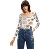 Desigual Body Blouse, Materiale Finitura:, M Donna
