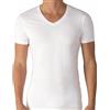 Richbell 3 Magliette Intimo Uomo Caldo Cotone Mezza Manica Scollo V, Colore Bianco, Taglie dalla S alla XXXL (L)