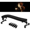 Fansjoy Spalliera Violino per Violino 1/2, Pieghevole & Regolabile Mentoniere e Poggiaspalla per Violino, con un Violino Pratica Muto