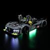GEAMENT Set di Luci LED Compatibile Con LEGO PEUGEOT 9X8 24H Le Mans Hybrid Hypercar - Kit Di Illuminazione per Technic 42156 Modello da Costruire (Modello di mattoncini non incluso)