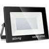 Jefedana Faretto led 300W 6000K Bianco Freddo Fari LED Esterno 30000LM Faretto led da Esterno IP66 Impermeabile Super Luminosa Faro led Luce di Sicurezza Lampada