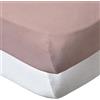 babyCalin - Set 2 lenzuola con angoli Bianco/rosa 70x140x17 cm