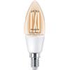 Philips By Signify Philips LED Lampadina Smart Filament Dimmerabile Luce Bianca da Calda