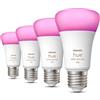 Philips By Signify Philips Hue White and Color ambiance 4 Lampadine Smart E27 60 W