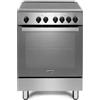 Delonghi DMX 64 VL Cucina libera installazione 60 cm piano vetroceramica 4 zone, acciaio inox"