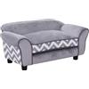 AllMyPets Cuccia per Cani da Interno Taglia Medio Piccola Divanetto Grigio 73.5x41x33 cm - D04071GY