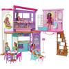 Mattel Barbie Casa di Malibu 106 cm playset casa delle bambole con 2 piani, 6 stanze