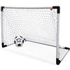 Mondo Toys - Goal Post Mini - Set 1 Porta da Calcio per Bambini con Rete - Pallone Mini Ball INCLUSO - colore bianco / nero - 18017