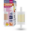 Osram Parathom Line LED R7s 78mm 8W 1055lm - 827 Bianco Molto Caldo, Dimmerabile - Sostitutiva 80W