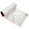 sim gold leaf Foglia D'argento Puro Commestibile Al 100% Commestibile, 60mm x 60mm, Confezione da 10