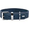 HUNTER AALBORG SPECIAL - Collare per cani in pelle, resistente, confortevole, 40 (S), blu scuro