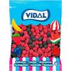 Vidal Golosine, ore di Zarza. Caramello in gomma rossa e nero. Confezione da 1 kg