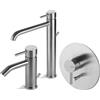Vema Rubinetterie - TIBER Set miscelatore lavabo alto + bidet + miscelatore doccia con deviatore