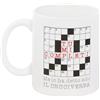 Franco Cosimo Panini O.P.S. - Tazza In Cercamica Personalizzata, Con Frasi Divertenti e Dal Design Accattivante, Adatta Per Forno, Microonde, Lavastoviglie, Capacità 350ml, Formato cm 10hx8x8 - Cruciverba