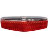 M-WAVE USB Rear Carrier Light Helios USB, 3.7V/300Mah, 1 Red LED, with Integrated Reflector, Function: On - off, Mounting 2 in 1: for 50 + 80 Mm Rear Carrier And for Seatpost with Seatpost Bracket