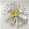 Generico Sacchetto Oro Argento Anniversario Matrimonio COMPLETO Portaconfetti Bomboniera Segnaposto, Confetti, Bigliettino PERSONALIZZABILE. Possibilità di scelta tra una vasta gamma di colori e composizioni