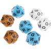 Hyclam 7 Pz/Set 20 Facce D20 Alfabeto Inglese Quadranti Accessori Gioco Da Tavolo