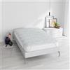 Italian Bed Linen Topper Piazza e Mezza 120x195 Made in Italy con Fibre Bioceramiche per Massimo Comfort