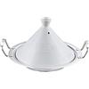 WEB2O Tajine Induzione e Vitro-Ceramica Tradizionale INOX Blu 30,20 x 30,20  x 23 cm : : Casa e cucina