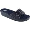 Scholl New Massage, Sandal Donna, Blu, 38 EU