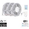 Aigostar Striscia Led Smart 12V 48W 3×5 metri WiFi RGB luce regolabile e dimmerabile con telecomando Aigostar