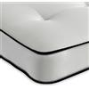eXtreme comfort ltd Damasco EasyClean Double Life - Materasso trapuntato su entrambi i lati, senza schiuma, imbottitura confortevole, letto singolo piccolo (75 x 190 cm)