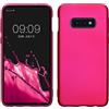 kwmobile Custodia Compatibile con Samsung Galaxy S10e Cover - Back Case Morbida - Protezione in Silicone TPU Effetto Metallizzato rosa metallizzato