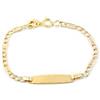Monde Petit Bracciale per bambini - oro giallo 9k (375) - Scatola Regalo - Certificato di garanzia