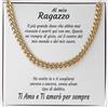Bramart Collana Uomo Marito Fidanzato Ragazzo sei speciale Ti amo tanto - Idee Regali per lui per Natale anniversario - Cofanetto con DEDICA incluso