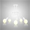 PETITES ECREVISSES 5 Luci Lampadario da Soffitto Industriale Lampadario a Sospensione E27 Industriale Lampadari Moderni Per Soggiorno Camera da Letto e Cucina in Metallo