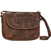 STILORD 'Tamara' Borsa a Tracolla Donna in Pelle Borsetta Vintage Marrone Clutch Pochette da Passeggio Cuoio Crossbody Mini, Colore:zamora - marrone