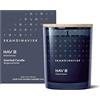 Skandinavisk Candela profumata HAV 'Mar'. Note profumate: Nebbia leggera di sale, Alghe marine, Fiore di Biancospino e Rosa canina. 200 g.