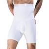 Ggpyyon Boxer da uomo con controllo della pancia Body Shaper Slip Vita Trainer Pantaloni a compressione a vita alta, bianco, XL