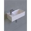 Ceramica Flaminia Lavabo Applight 50x25 Sospeso - Foro Rubinetteria: Senza Foro Rubinetteria - Piano Rubinetteria: Piano Rubinetteria a Destra