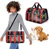 PETCUTE Trasportino per Cani e Gatti,Pieghevole Borsa per Cani Piccola Taglia con Guinzaglio di Sicurezza,Riflettente,Trasportino per Animali Approvato Dalla Compagnia Aerea con Tappetino Rimovibile