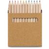 Set di 12 matite personalizzate con nome Coloured personalizzate o neutre