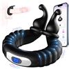 Glanvoo Anello Vibrante per Lei e Lui Sexytoysys Coppia, Cock Ring Sex Toys Sessuali per Coppia con 10 Modalità di Vibrazione, Anello Pene Vibratoreper Uomo Professionale, Cockring Stimolatore per Clitoride