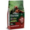Monge Natural Superpremium BWild Grain Free per Cane Adult All Breeds con Agnello, Patate e Piselli da 2,5 Kg