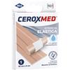 Ceroxmed Cerotto Striscia Elastica con Garza Disinfettante 50 x 8cm, 1 striscia