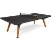 Tavolo Ping Pong Origin Outdoor - Nero Fabric Net + Fixed Net (+ 150€), Dark Stone