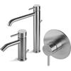 Vema Rubinetterie - TIBER Set miscelatore lavabo alto + bidet + miscelatore doccia