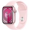 Apple Watch Series 9 GPS + Cellular 45mm Pink Aluminium Case with Light Pink Sport Band - M/L Italia