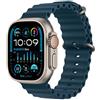 Apple Watch Ultra 2 GPS + Cellular 49mm Titanium Case with Blue Ocean Band EU