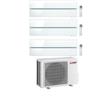 Mitsubishi Climatizzatore Trial Split Kirigamine MSZ-LN Bianco 9+9+9 con MXZ-3F54VF4 Inverter R-32 Wi-Fi Classe A+++ ,