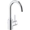 Grohe 32830001 - Miscelatore monocomando per lavabo con scarico a saltarello, DN 15 L, Standard cromato