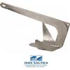 Inox Nautica ANCORA TREFOIL BRUCE IN ACCIAIO ZINCATO ORMEGGIO BARCA SABBIA KG 5-7,5-10-15-20