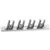 LILLY-CODROIPO Supporto inox a parete per pale pizza 4 posti