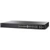 Cisco Smart Switch Cisco SF220-24 con 24 porte Fast Ethernet più 2 porte Gigabit Ethernet (GbE), protezione limitata a vita (SF220-24-K9-EU)